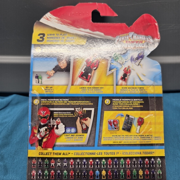 Power Rangers Megaforce Legendary Ranger Key Pack - Red, Blue, Green - Picture 3 of 4